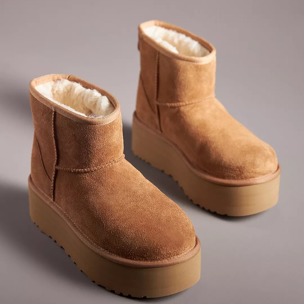 UGG Tan Ankle Boots